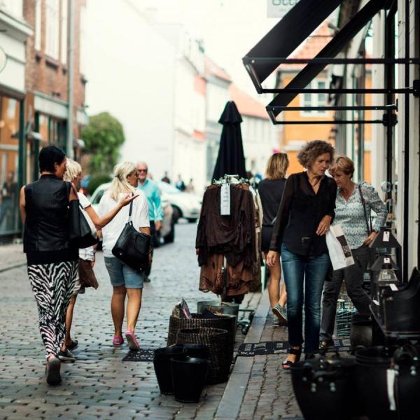 Einkaufen in Das Latiner-Viertel in Aarhus