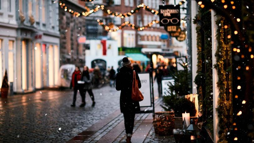 Juleshopping i Vestergade, Aarhus