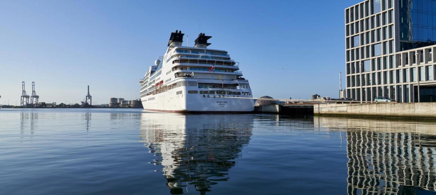 Krydstogtanløb i Aarhus Havn