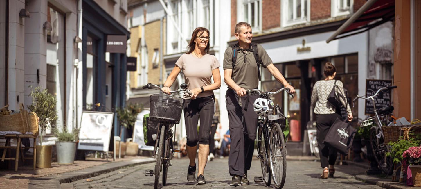 Auf dem Rad durch das Latiner Viertel in Aarhus
