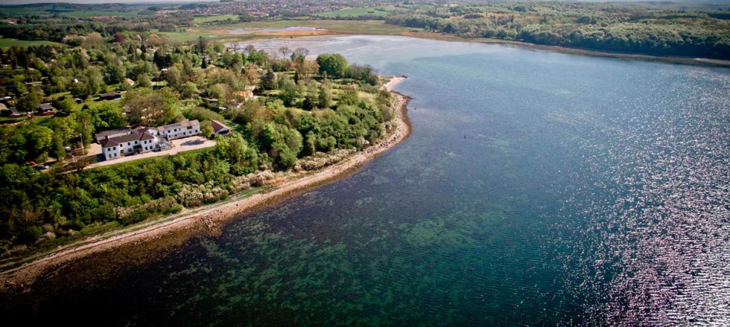 Kaløvig Center an der Bucht auf Djursland