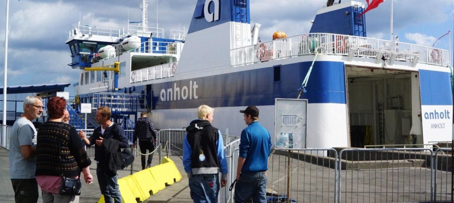 Anholt færgen fra Grenaa på Djursland