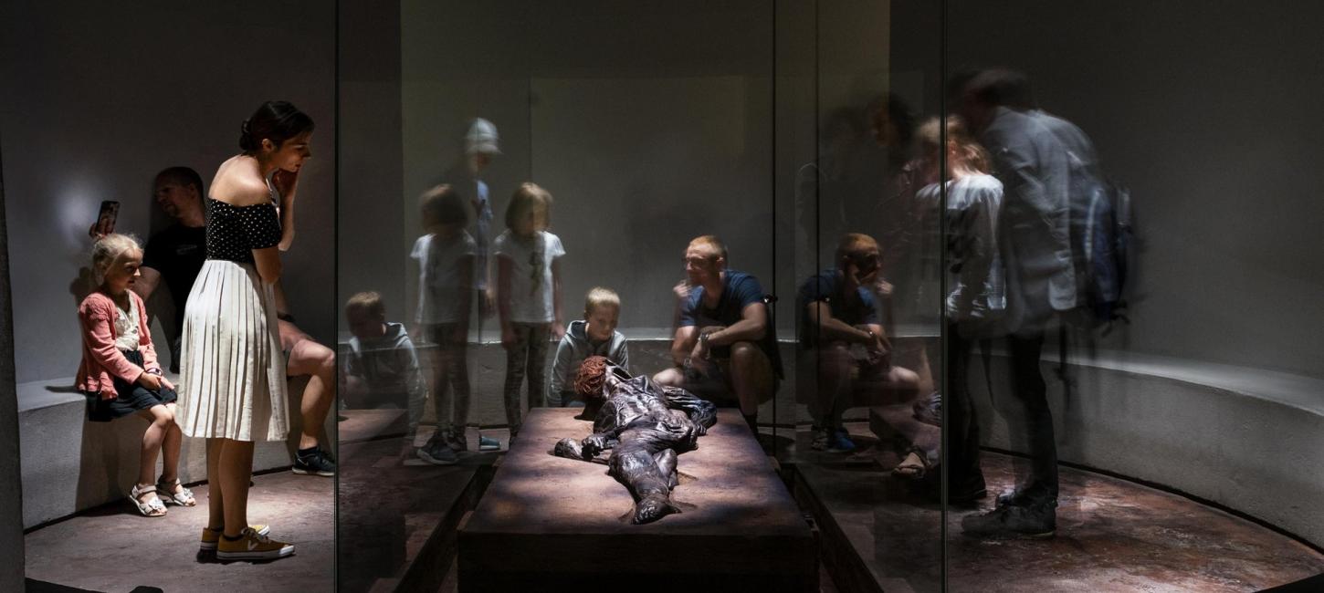 Grauballemanden på Moesgaard Museum i Aarhus