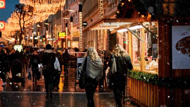 Julesne på Strøget i Aarhus