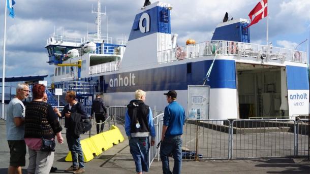 Anholt færgen fra Grenaa på Djursland