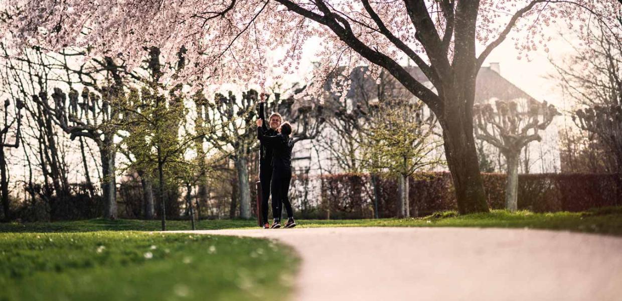 Fruhling in Mindeparken, Aarhus