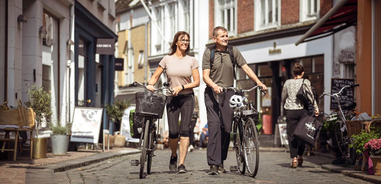 Auf dem Rad durch das Latiner Viertel in Aarhus