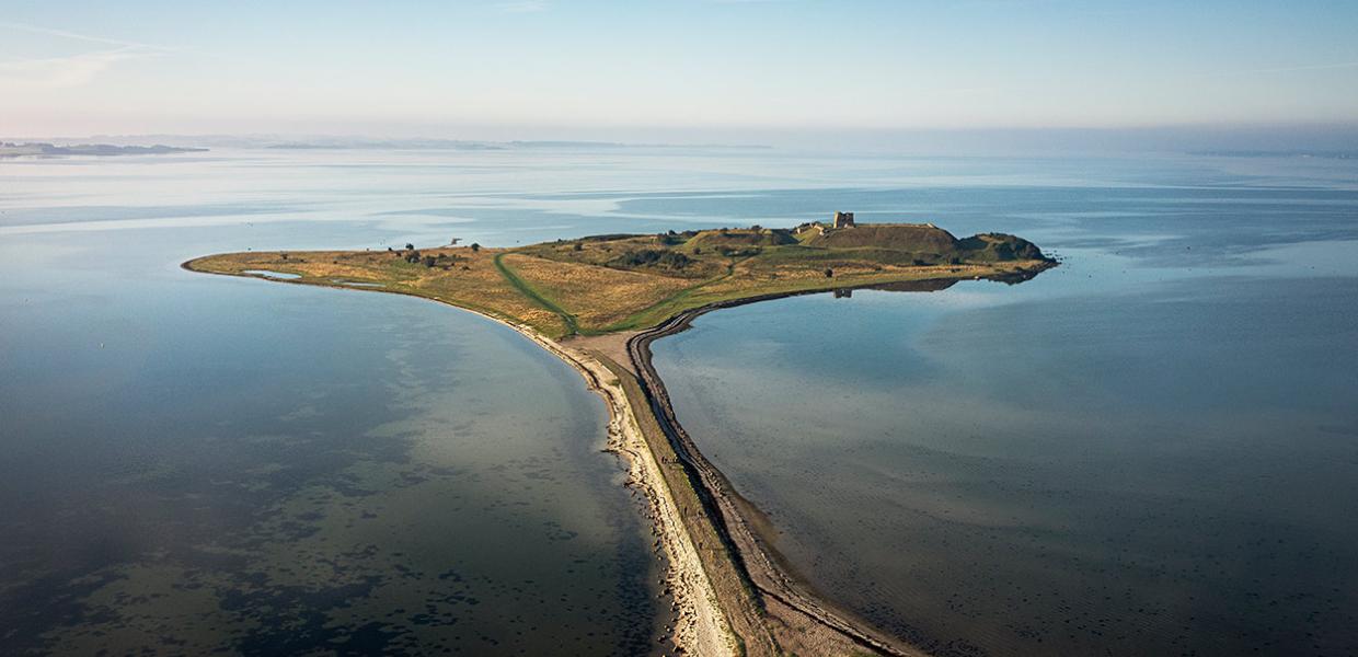 Kalø Slotruin i Nationalpark Mols Bjerge