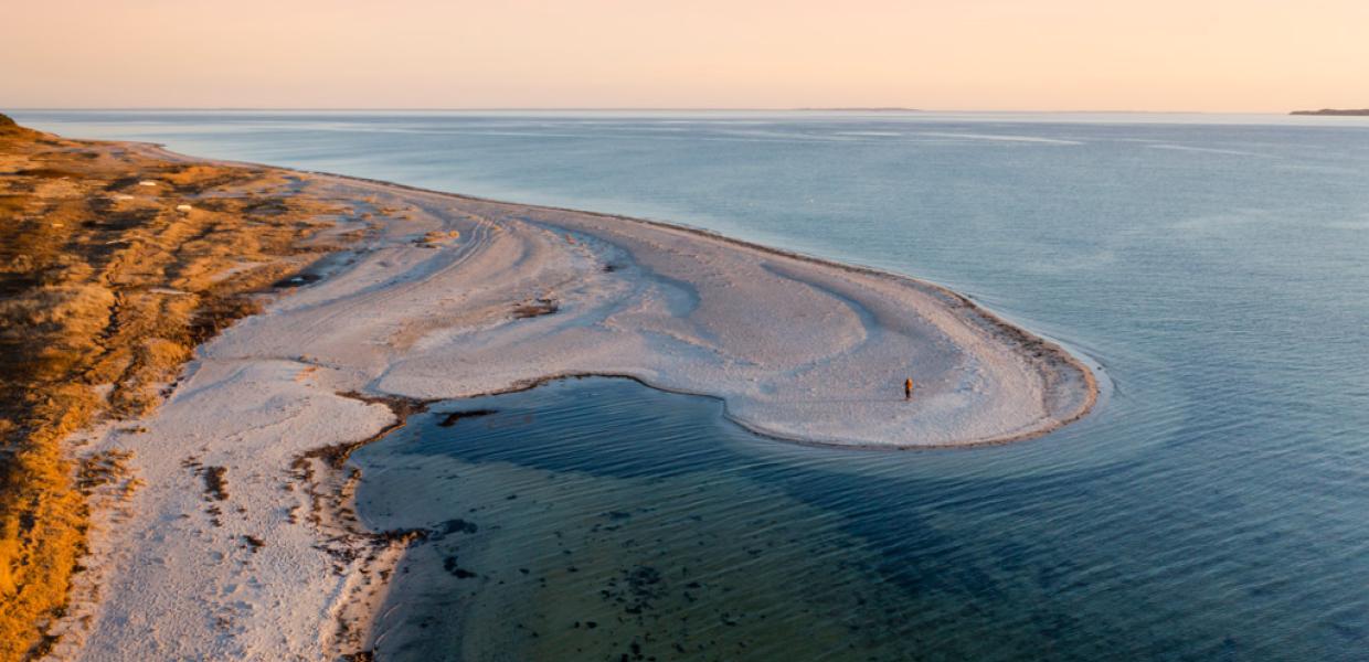 Strand på Djursland