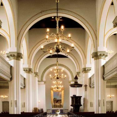 Sankt Pauls Kirke i Aarhus interiør
