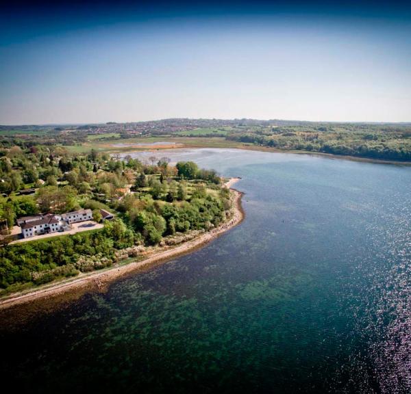 Kaløvig Center an der Bucht auf Djursland