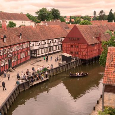 Den gamle By set fra luften