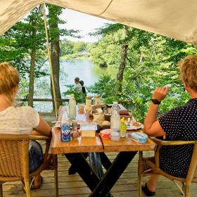 Skyttehusets Outdoor Camp i Søhøjlandet ved Silkeborg