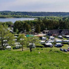 Birkhede Camping ved Knudsø ved Ry