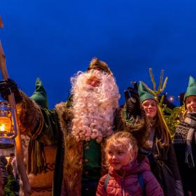 Fader Jul ankommer til Silkeborg