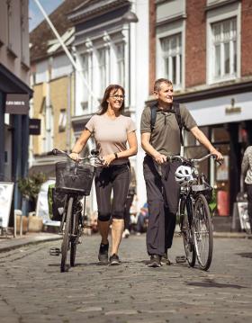 Auf dem Rad durch das Latiner Viertel in Aarhus