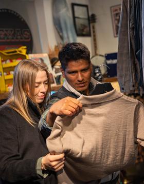 Shopping hos Texas collective i Silkeborg