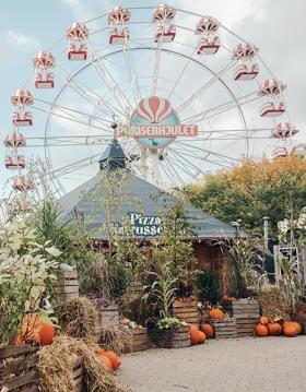 Pariserhjul under Halloween i Tivoli Friheden