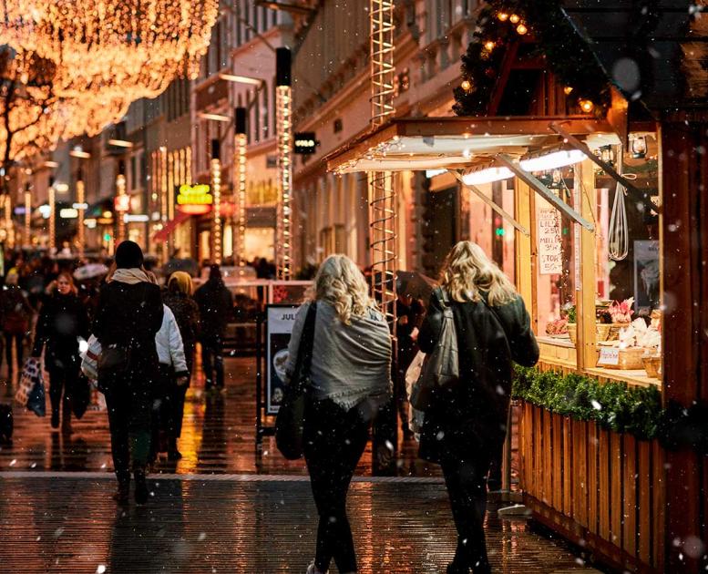 Jul på Strøget i Aarhus