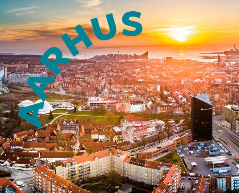 Luftfoto over Aarhus